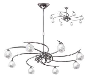 Fragma Polished Chrome Ceiling Lights Mantra Multi Arm Fittings